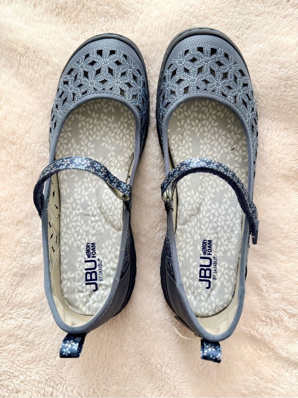 JBU~Women 9.5M~Encore Mary Jane Flat Vegan Upper/Leather Outsole-New~No Orig Box